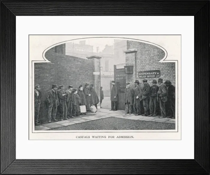 Framed Print : Waiting for Casual Ward Framed Print : Waiting for Casual Ward