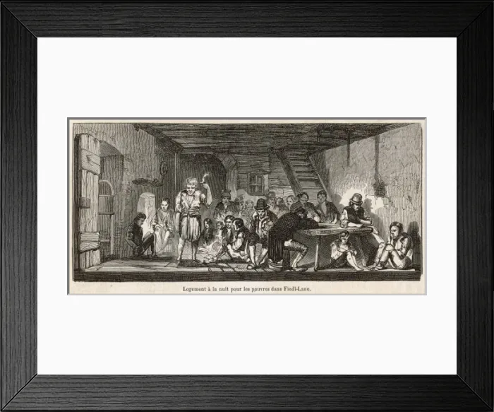 Framed Print : Field Lane Lodgings Framed Print : Field Lane Lodgings