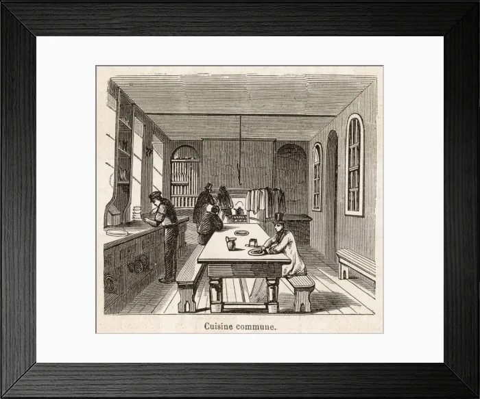 Framed Print : Lodging House Kitchen Framed Print : Lodging House Kitchen