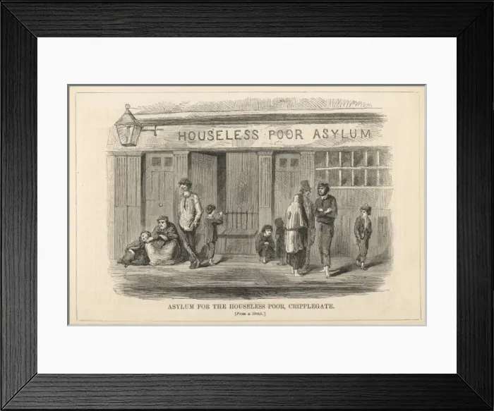 Framed Print : Cripplegate Asylum Framed Print : Cripplegate Asylum