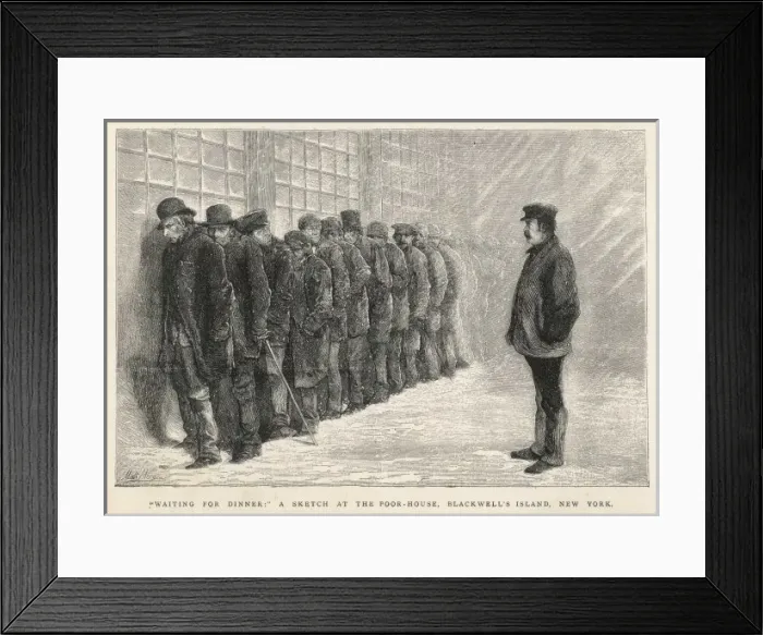 Framed Print : New York Poorhouse Framed Print : New York Poorhouse