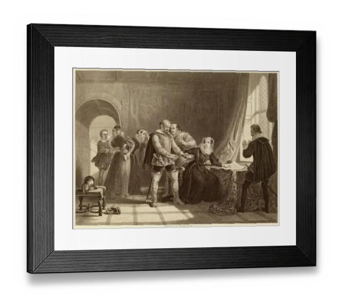 Framed Print : Queen of Scots Abdicates Framed Print : Queen of Scots Abdicates