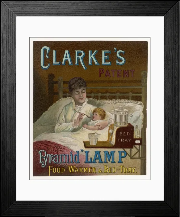 Framed Print : Mother Child Bed 1890S Framed Print : Mother Child Bed 1890S