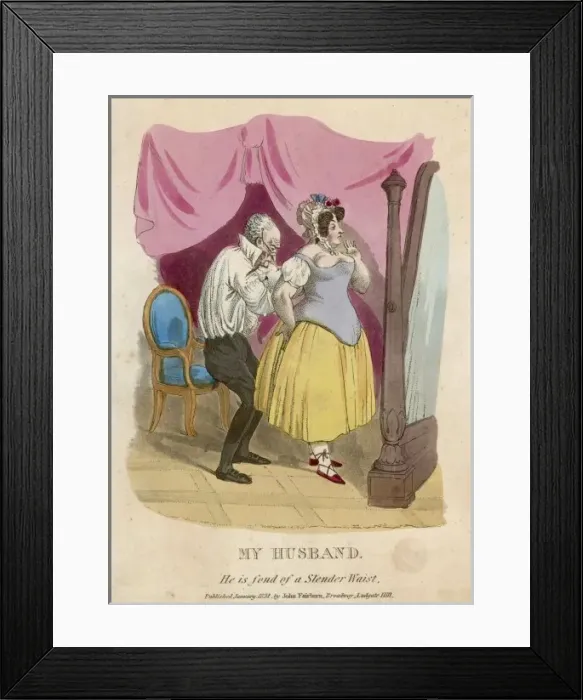 Framed Print : Woman Dressing 1831 Framed Print : Woman Dressing 1831