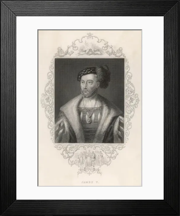 Framed Print : James V / Scotland / Anon Framed Print : James V / Scotland / Anon