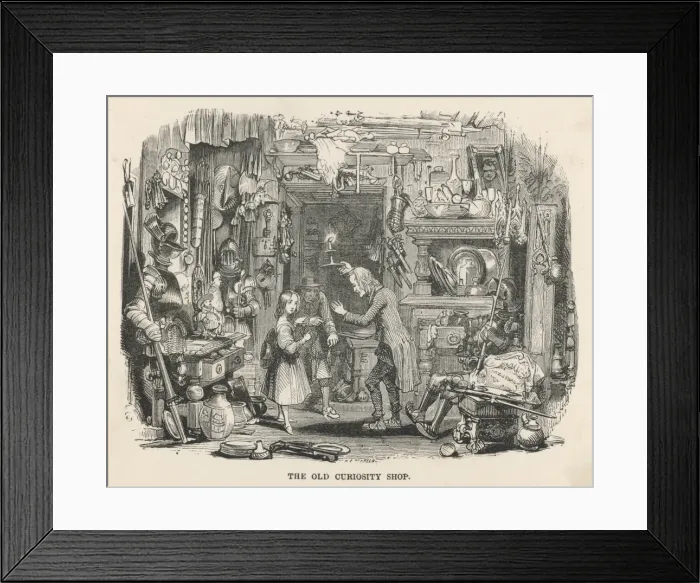 Framed Print : Dickens / Old Curiosity Framed Print : Dickens / Old Curiosity