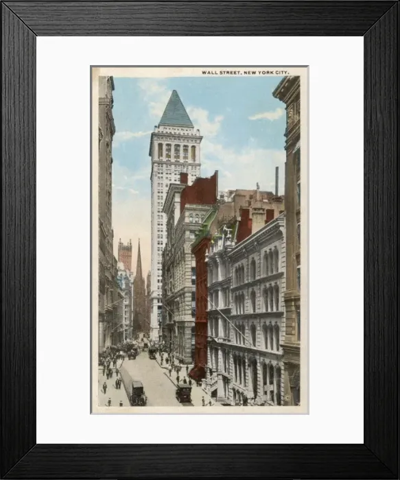 Framed Print : USA / New York / Wall Street Framed Print : USA / New York / Wall Street