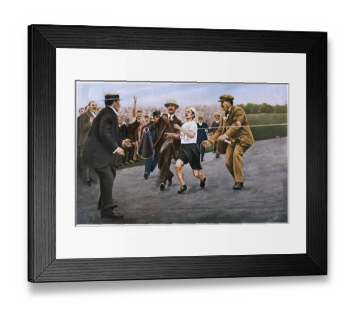 Framed Print : Olympics / 1908 / Marathon Framed Print : Olympics / 1908 / Marathon