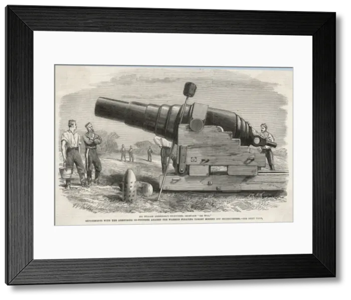 Framed Print : Armstrong Big Will Gun Framed Print : Armstrong Big Will Gun