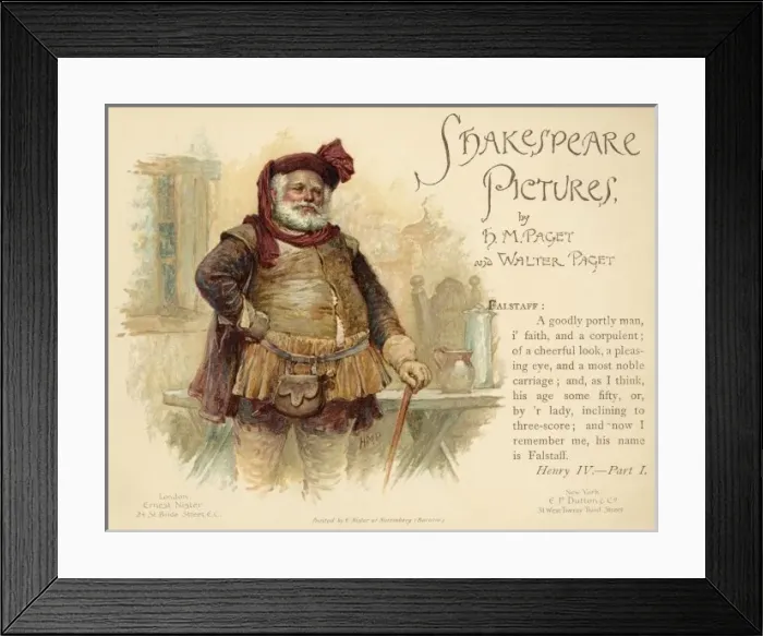 Framed Print : FALSTAFF Framed Print : FALSTAFF