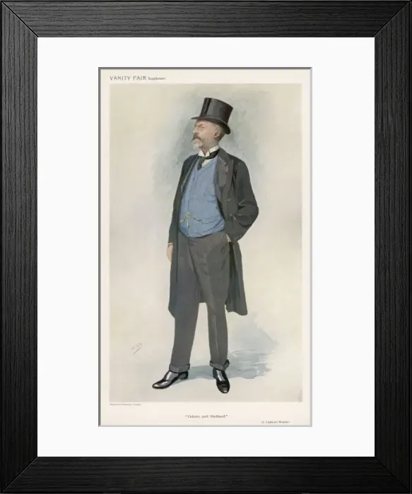 Framed Print : Blue Waistcoat 1909 Framed Print : Blue Waistcoat 1909