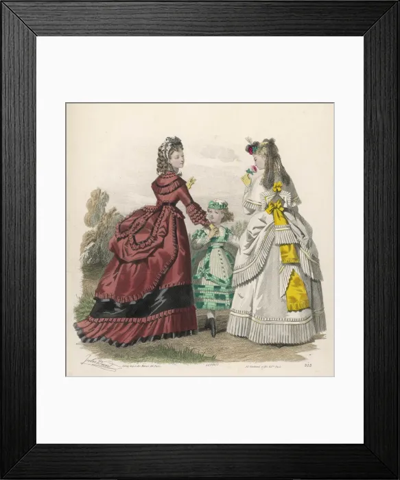 Framed Print : Costume May 1869 Framed Print : Costume May 1869