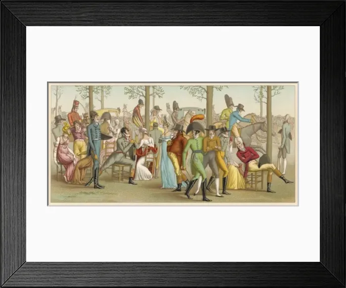 Framed Print : Social Scenes / France / C19 Framed Print : Social Scenes / France / C19
