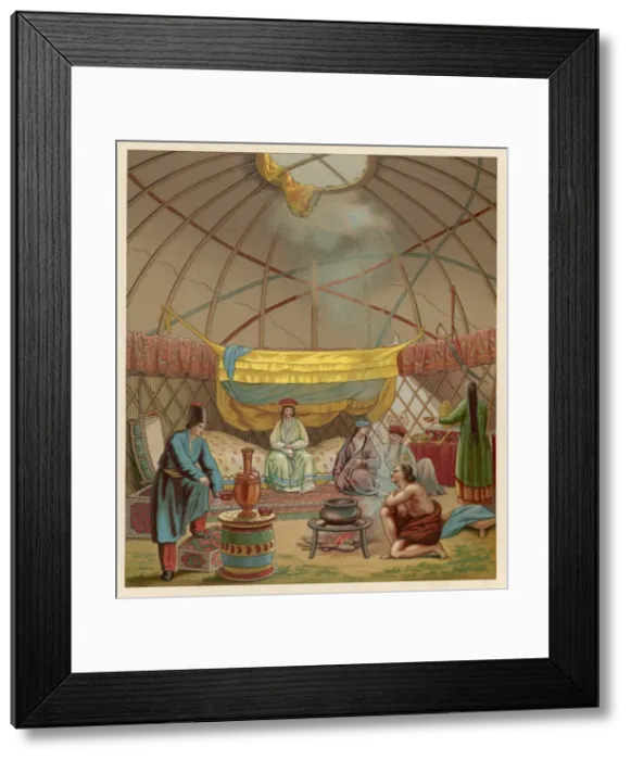 Framed Print : Kibitka Interior Framed Print : Kibitka Interior