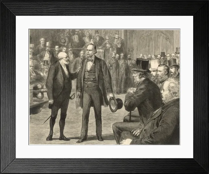 Framed Print : Bradlaugh Expelled Framed Print : Bradlaugh Expelled