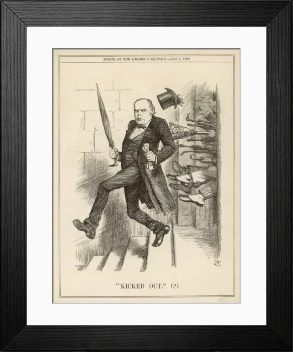 Framed Print : Bradlaugh  /  Punch