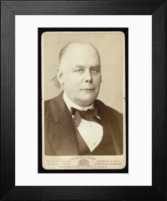 Framed Print : Bradlaugh / Russell Cdv Framed Print : Bradlaugh / Russell Cdv