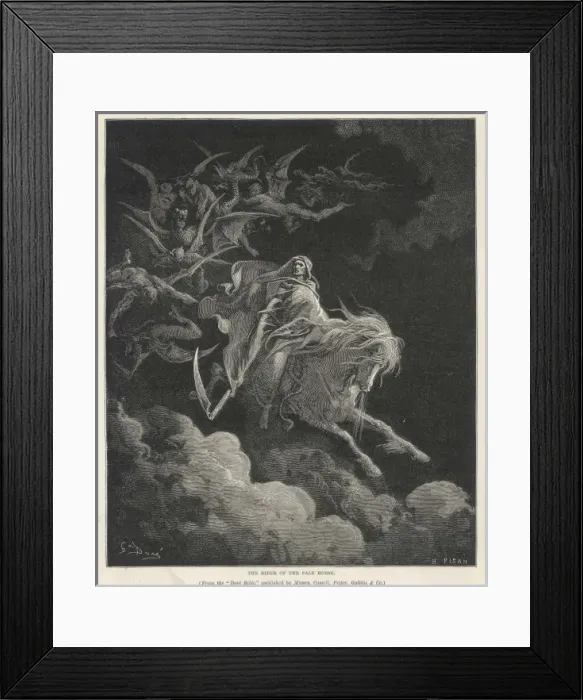 Framed Print : Death on Pale Horse Framed Print : Death on Pale Horse