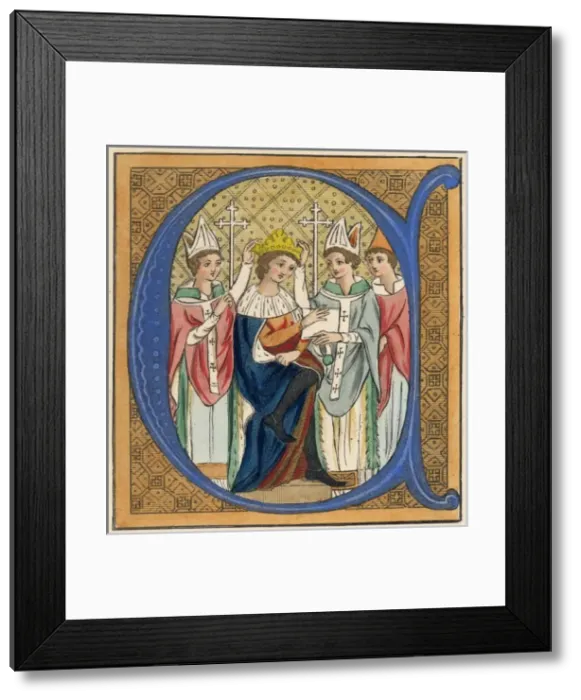 Framed Print : King Edward I Crowned Framed Print : King Edward I Crowned