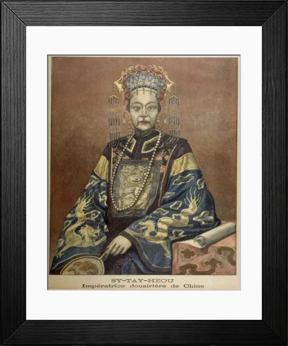 Framed Print : Tzu-Hsi, Aka Hsiao-Ch in Framed Print : Tzu-Hsi, Aka Hsiao-Ch in