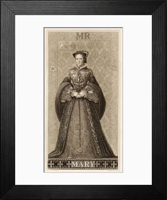 Framed Print : Mary Tudor / Brown Framed Print : Mary Tudor / Brown