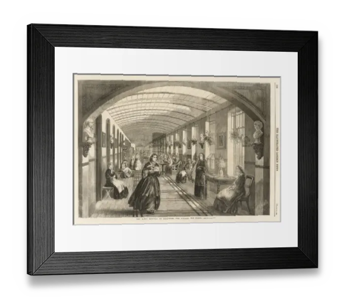 Framed Print : Bedlam / Womans Gallery Framed Print : Bedlam / Womans Gallery