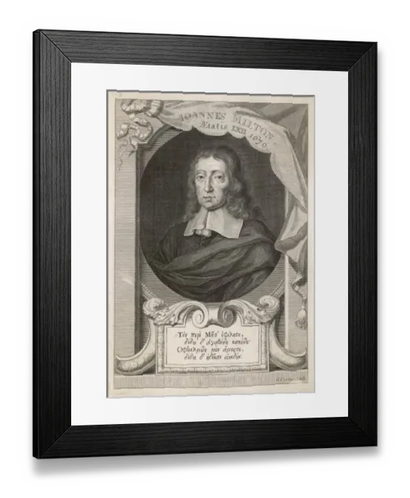 Framed Print : Milton [Vertue]