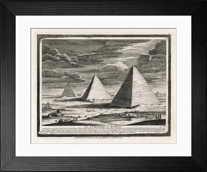 Framed Print : 7 Wonders / Pyramids / Parr Framed Print : 7 Wonders / Pyramids / Parr