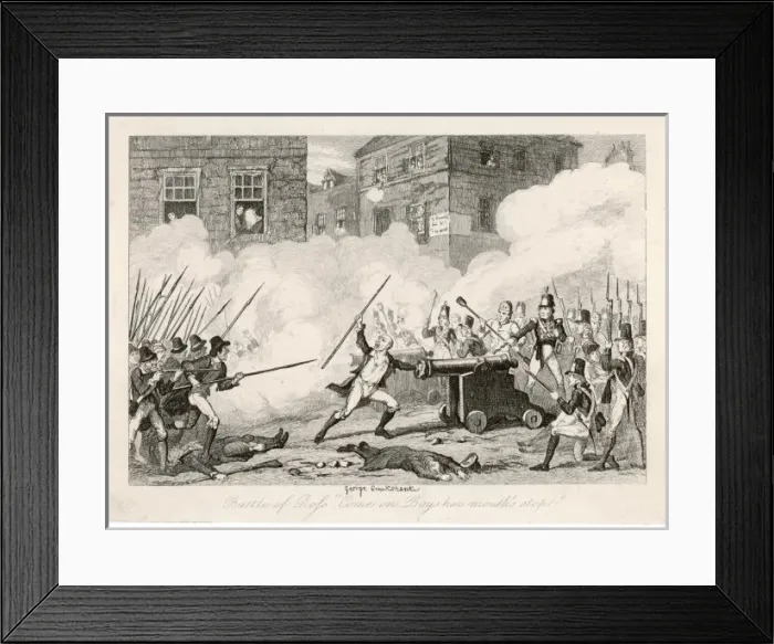 Framed Print : 1798 Battle of Ross Framed Print : 1798 Battle of Ross