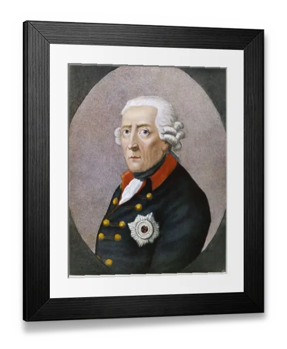 Framed Print : Friedrich Ii / Von Bock Framed Print : Friedrich Ii / Von Bock