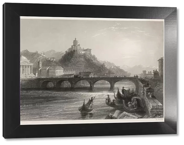 Turin  /  Bridge  /  Po 1836