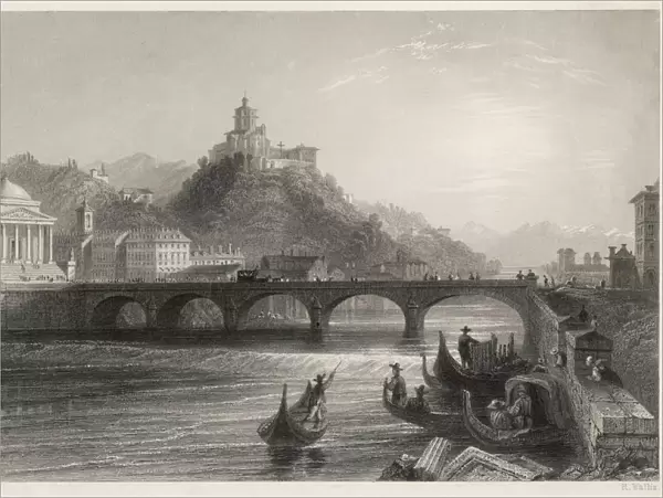 Turin  /  Bridge  /  Po 1836
