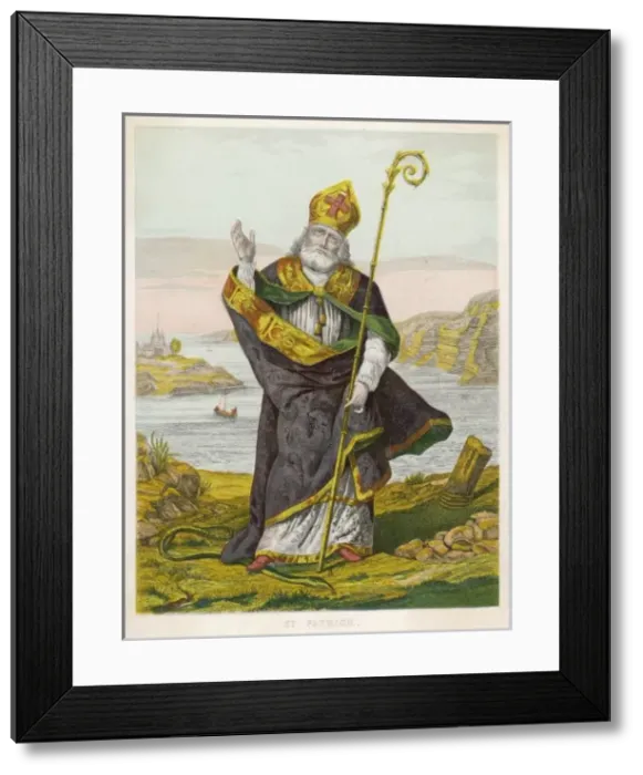 Framed Print : Saint Patrick / Anon Col Framed Print : Saint Patrick / Anon Col