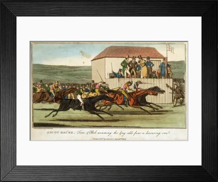 Framed Print : Ascot in 1822 / Alken Framed Print : Ascot in 1822 / Alken