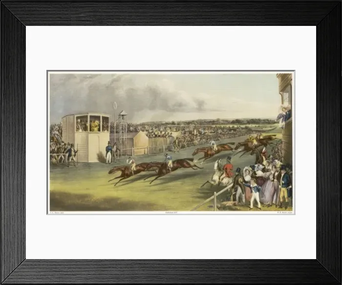 Framed Print : William IV at Ascot / 1837 Framed Print : William IV at Ascot / 1837