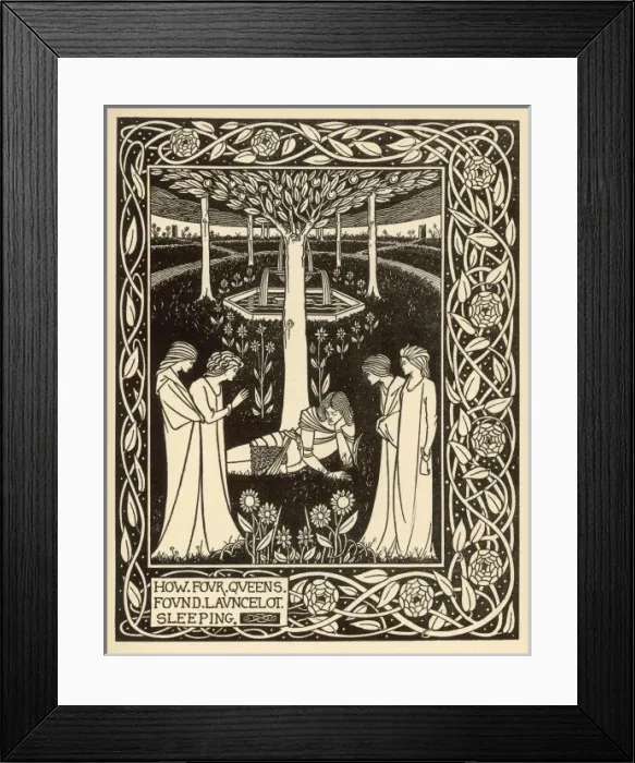 Framed Print : Lancelot Asleep Framed Print : Lancelot Asleep