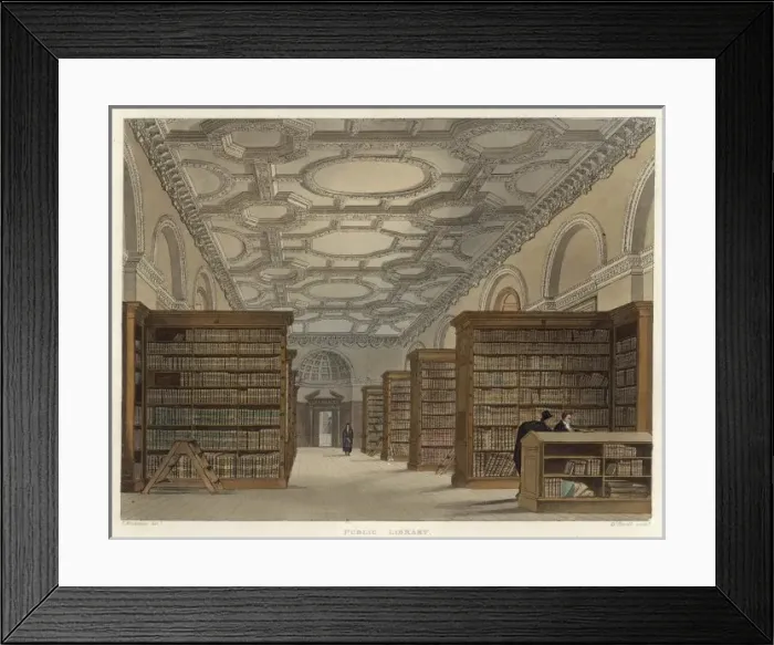 Framed Print : Cambridge Public Library Framed Print : Cambridge Public Library