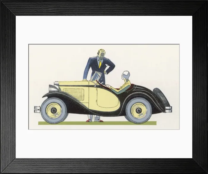 Framed Print : Austin Two-Seater Framed Print : Austin Two-Seater