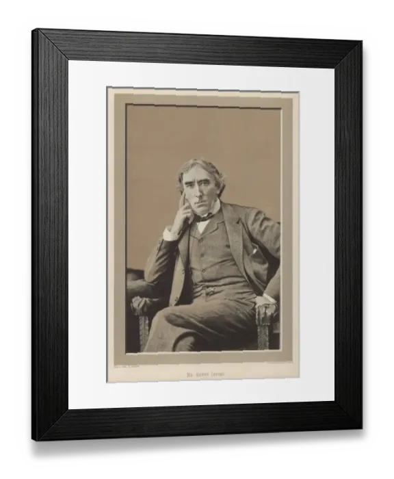 Framed Print : Henry Irving  /  E&f Photo