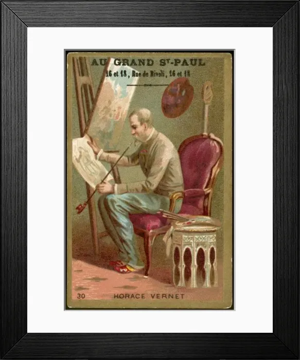 Framed Print : Horace Vernet Framed Print : Horace Vernet