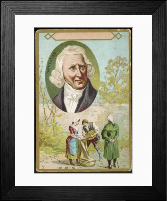 Framed Print : Aa Parmentier / Anon Card Framed Print : Aa Parmentier / Anon Card