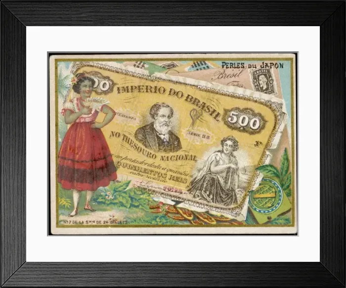 Framed Print : Bank Note - Brazil Framed Print : Bank Note - Brazil