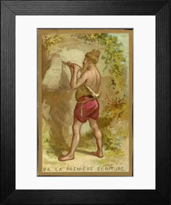 Framed Print : First Writing Framed Print : First Writing