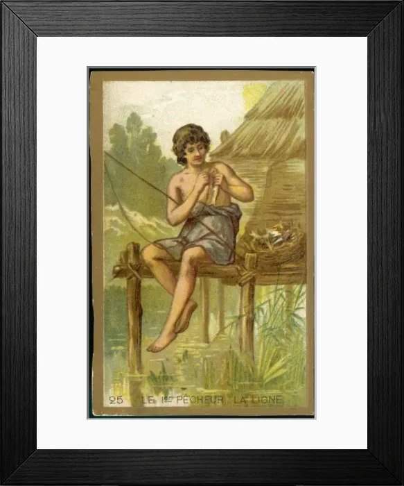 Framed Print : First Line-Fishing Framed Print : First Line-Fishing