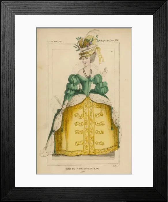 Framed Print : Noblewoman Circa 1780 Framed Print : Noblewoman Circa 1780