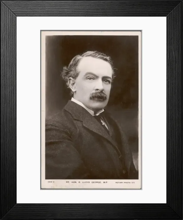 Framed Print : Lloyd George / Postcard Framed Print : Lloyd George / Postcard