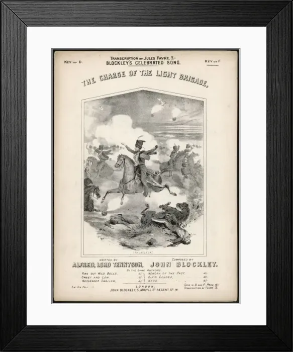 Framed Print : Balaclava / Music Sheet Framed Print : Balaclava / Music Sheet