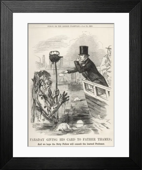 Framed Print : Faraday & Filthy Thames Framed Print : Faraday & Filthy Thames