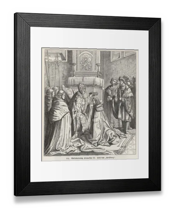 Framed Print : Friedrich III Crowned Framed Print : Friedrich III Crowned