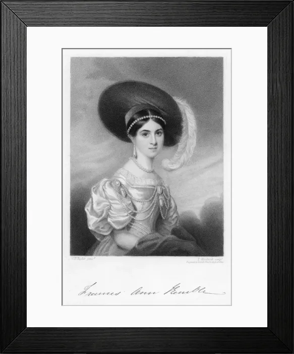 Framed Print : Fanny Kemble / Taylor Framed Print : Fanny Kemble / Taylor